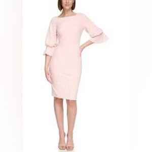 Calvin Klein
Women's Puff Sleeve Solid Sheath Dress